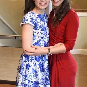 Blue Floral Vintage Inspired Swing Dress